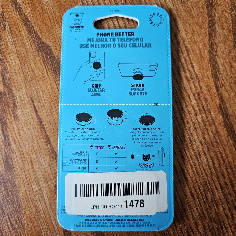 Popsocket - Matte Black (BASIC) - Picture 4 of 4